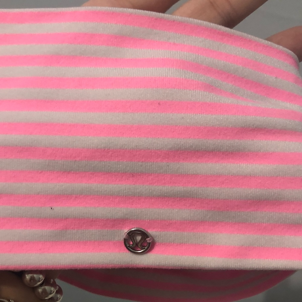 Striped lululemon headband